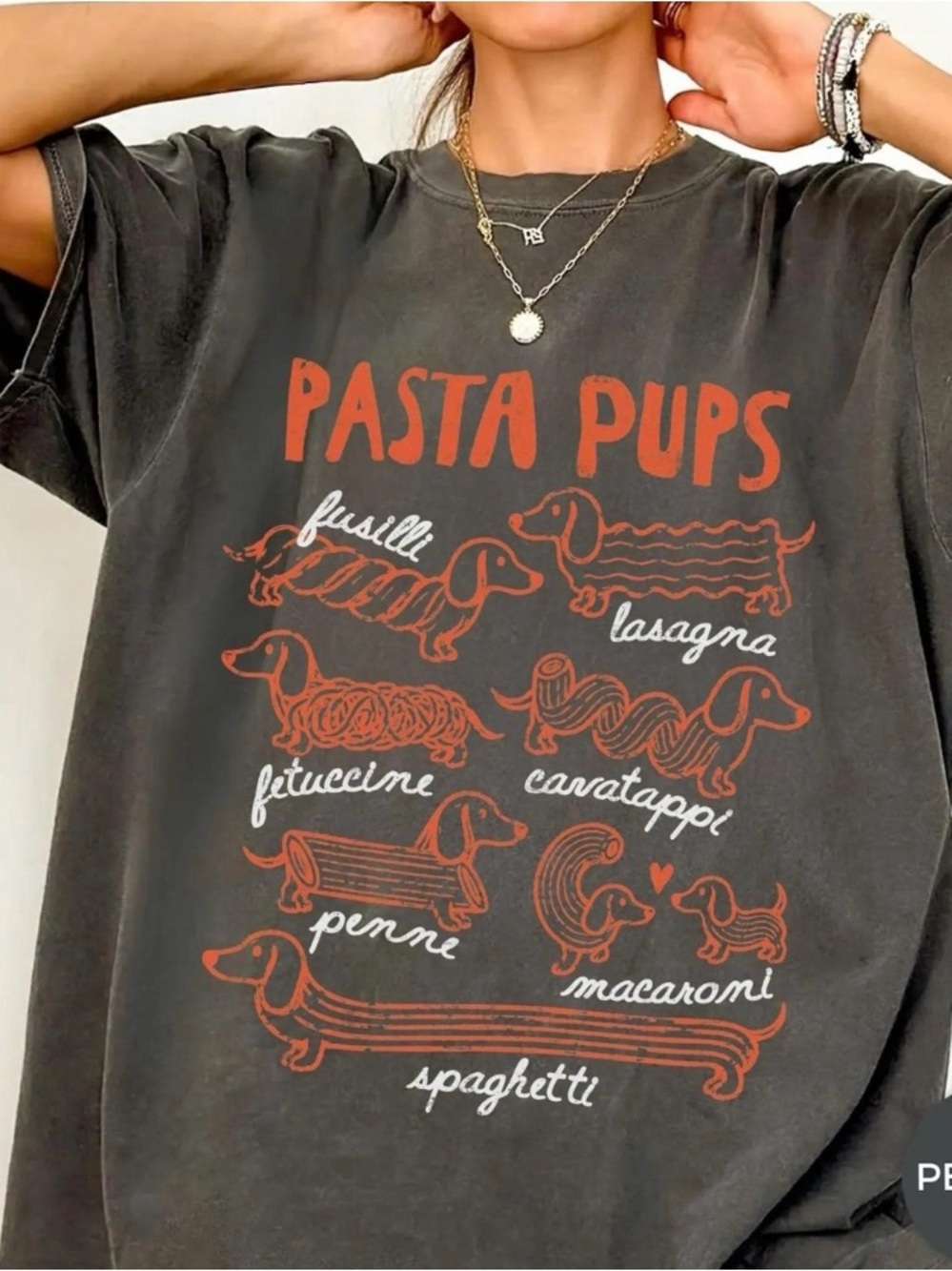 Pups Graphic Dog Tee